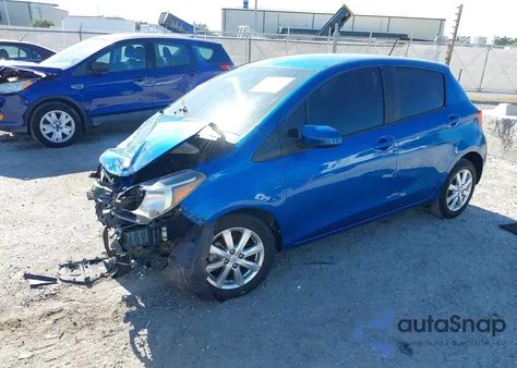 2015 Toyota Yaris Le z USA, uszkodzony, nr VIN VNKKTUD32FA029957